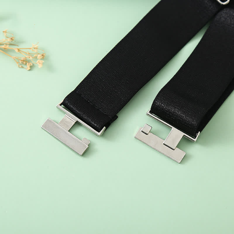 Porte-jarretelles ajustables grande taille (2 paires)