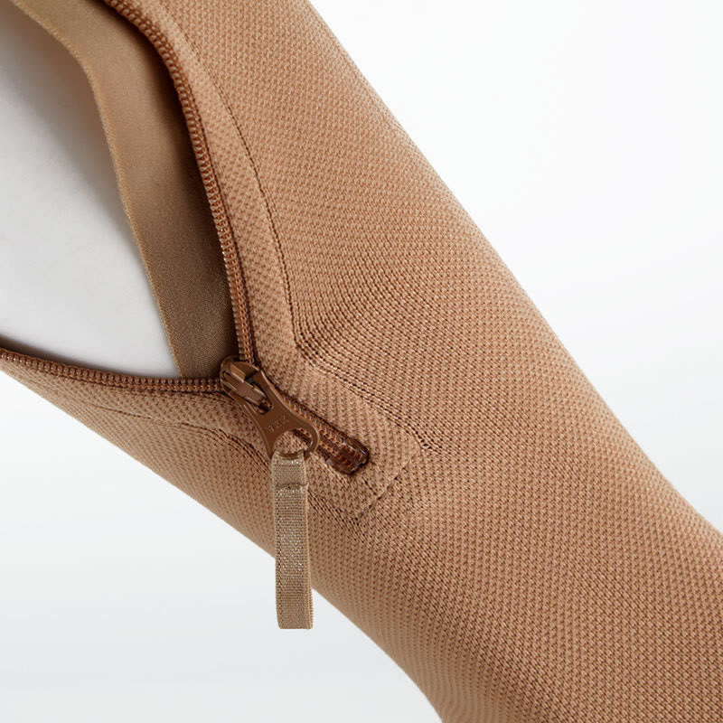 Chaussettes de compression graduée à fermeture éclair et bout ouvert - image 7