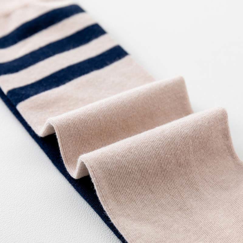 Chaussettes de compression en coton de couleurs mélangées, grande taille (3 paires)