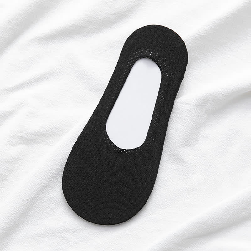 Chaussettes antidérapantes invisibles grande taille (5 paires)