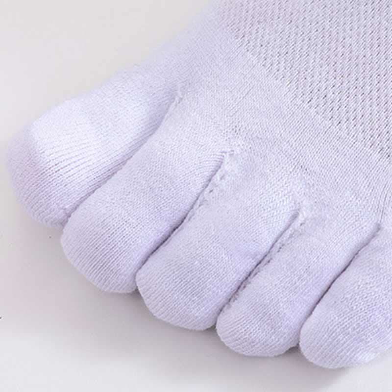Chaussettes antibactériennes d'alignement à cinq orteils grande taille (5 paires)