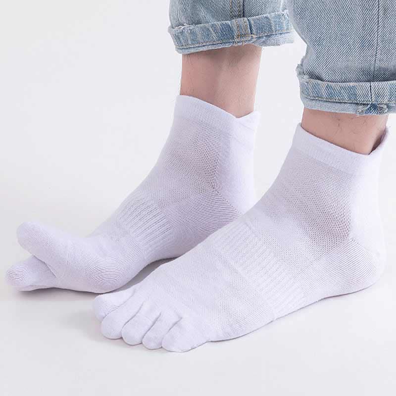 Chaussettes antibactériennes d'alignement à cinq orteils grande taille (5 paires)