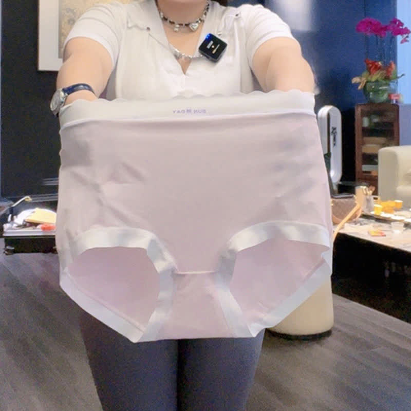 Culotte taille haute avec nœud papillon grande taille (5 paires)