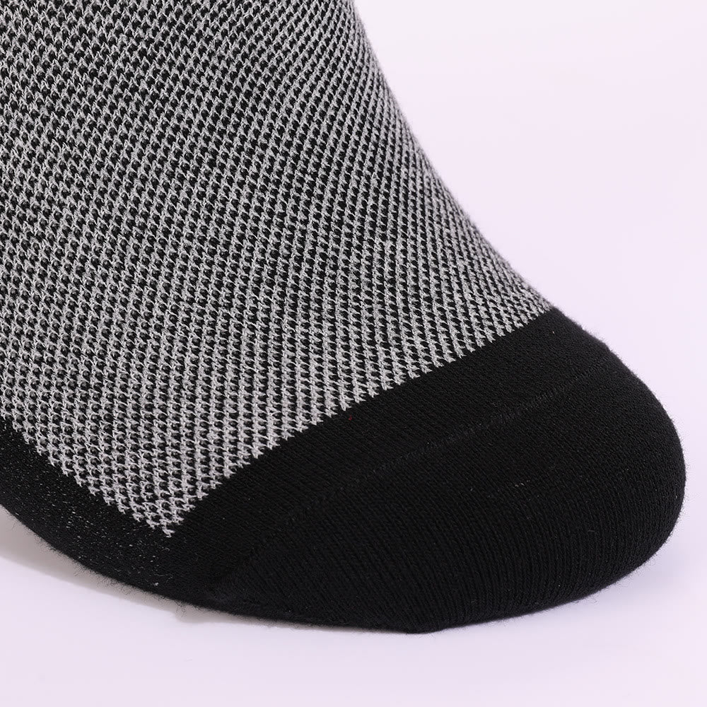 Chaussettes hautes à coutures colorées (3 paires)