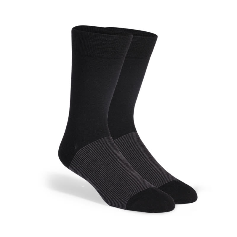 Chaussettes à rayures colorées grande taille (6 paires)