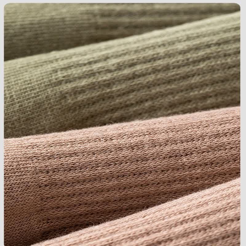 Chaussettes mi-mollet confortables et unies (6 paires) - image 10