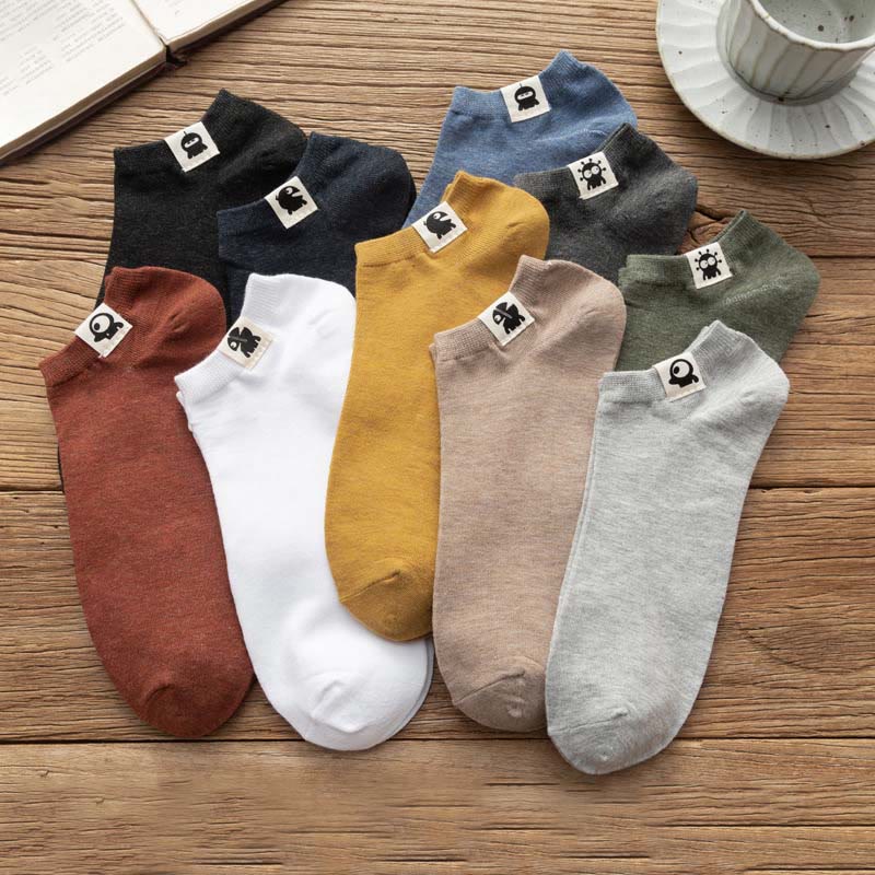 Chaussettes en coton à motifs amusants grande taille (3 paires)