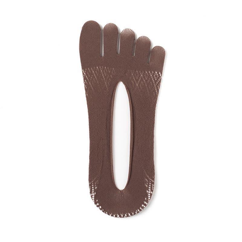 Chaussettes d'alignement des cinq orteils (6 paires) - Café - EU38-45 (US5-11) - image 16