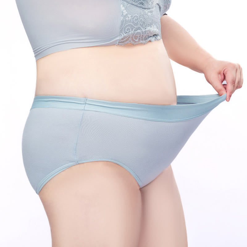 Culottes extensibles taille haute simples grande taille (lot de 4)