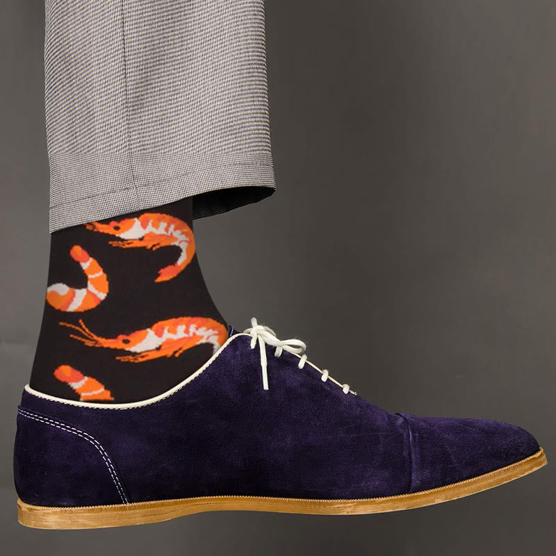Chaussettes amusantes de la série Marine grande taille (5 paires) - image 2