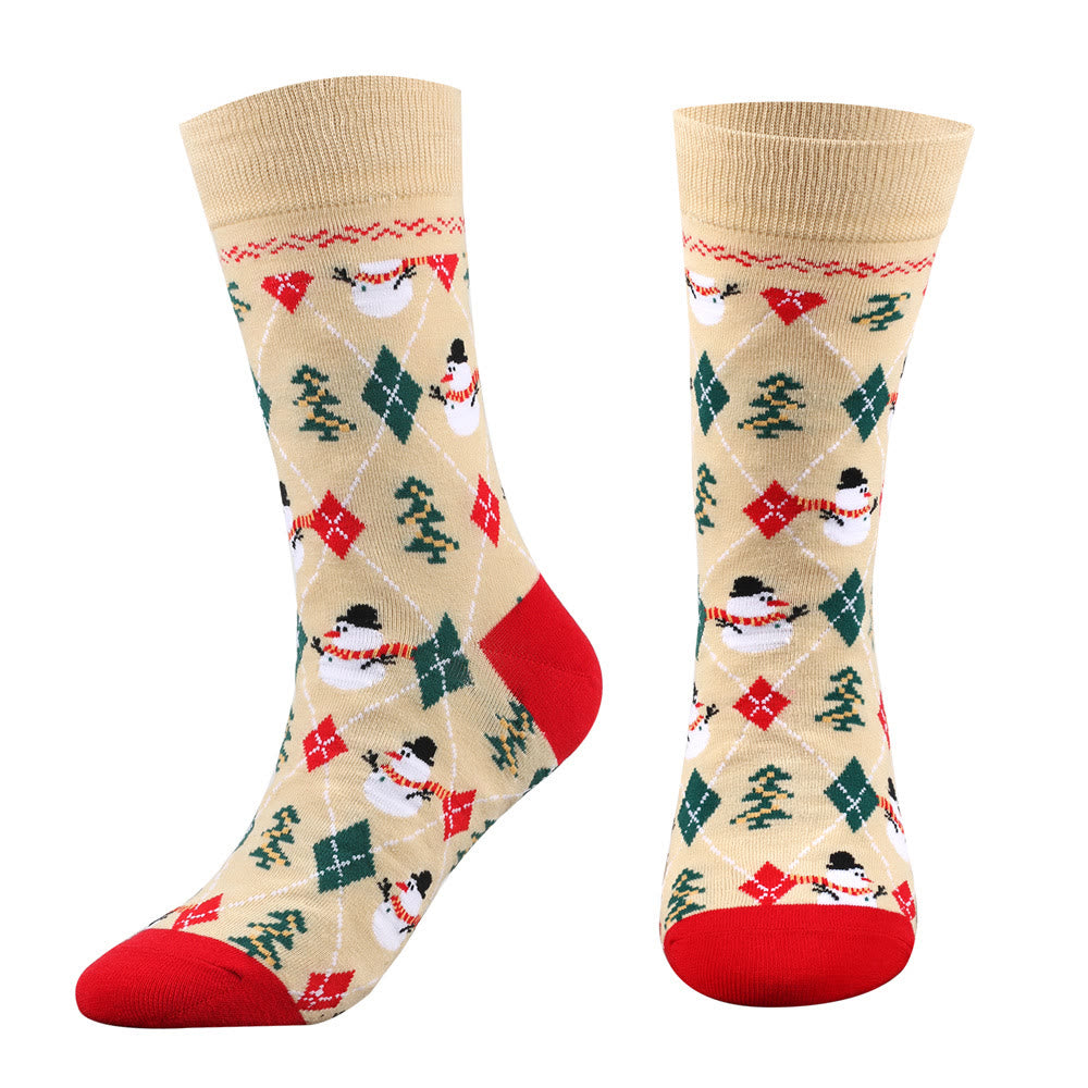 Chaussettes de Noël douces grande taille (5 paires) - image 4