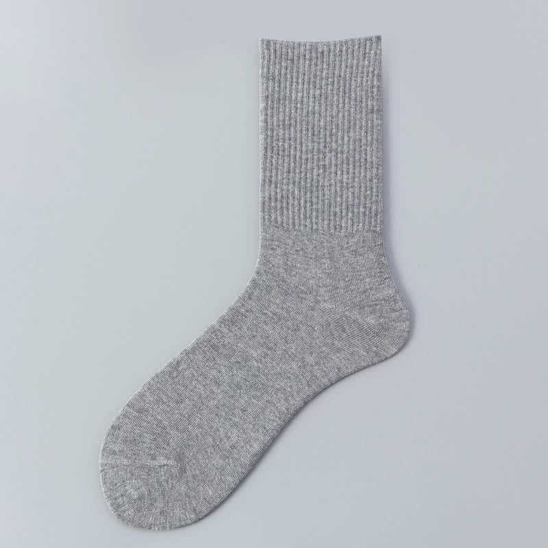 Chaussettes respirantes en coton doux grande taille (3 paires)