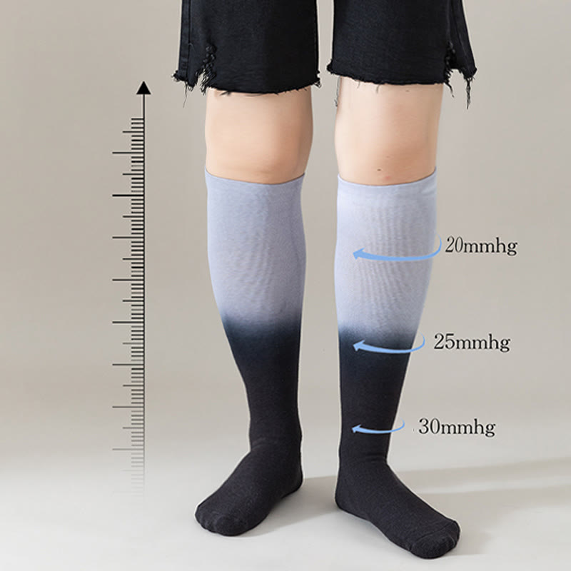 Chaussettes de sport à compression hautes Tie Dye