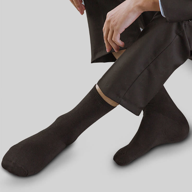 Chaussettes unies douces grande taille (5 paires)