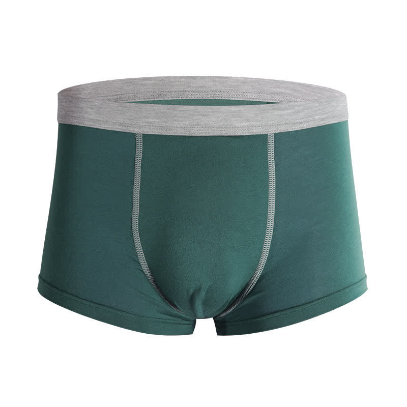 Lot de 6 boxers grande taille à motif mouche uni