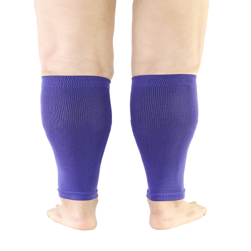 Chaussettes de compression multicolores à larges mollets