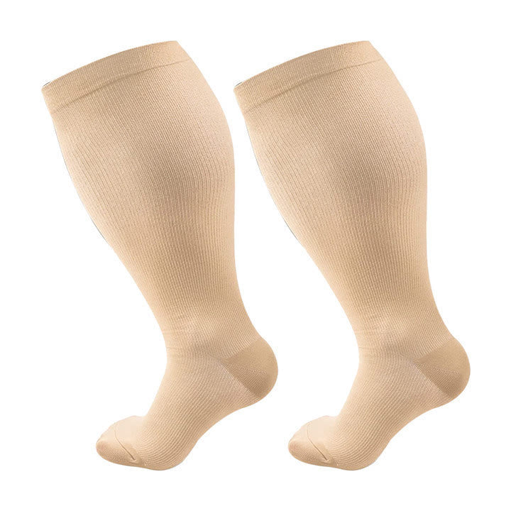 Chaussettes de compression Skin Heart Dot grande taille 2XL-7XL (3 paires)