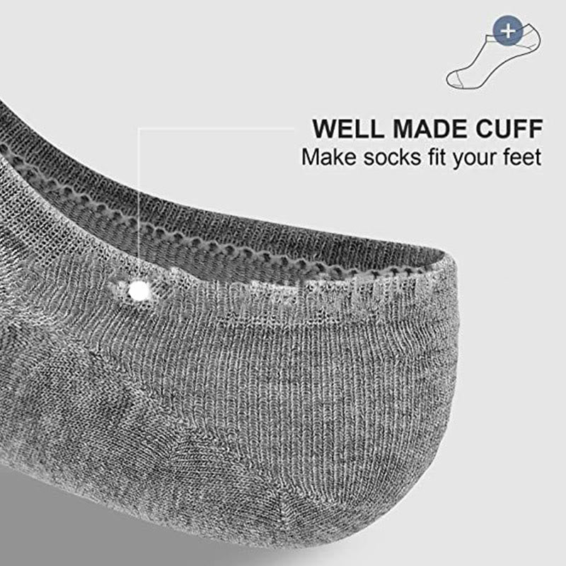 Chaussettes invisibles en maille grande taille (3 paires)