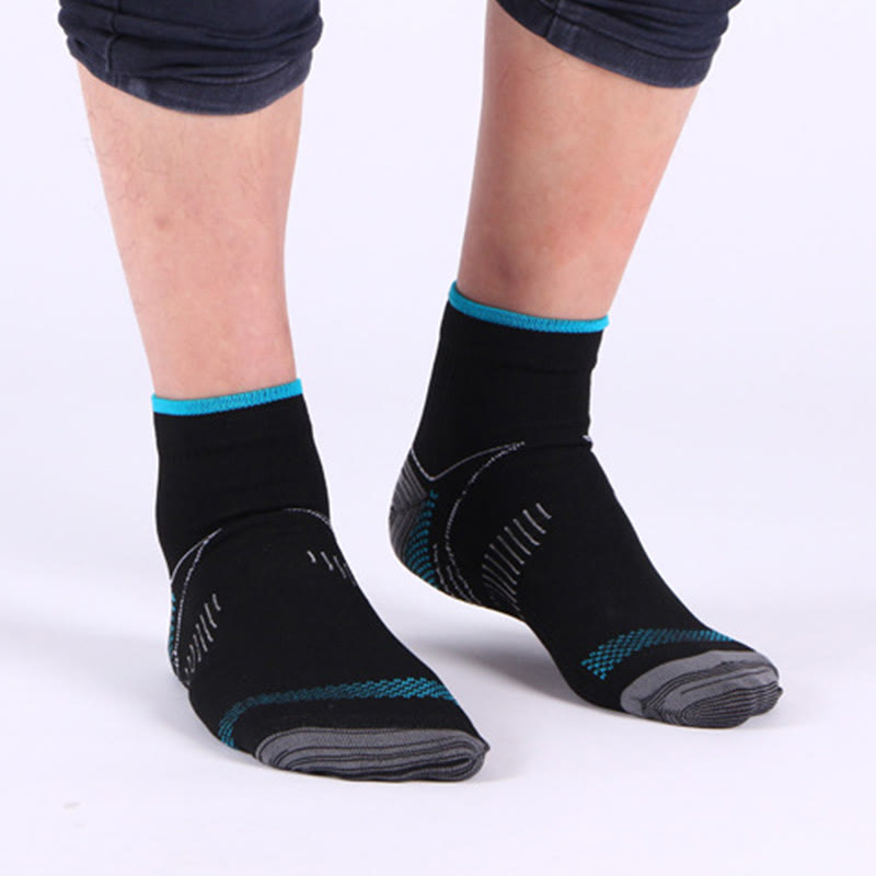 Chaussettes de sport élastiques de compression grande taille (10 paires)