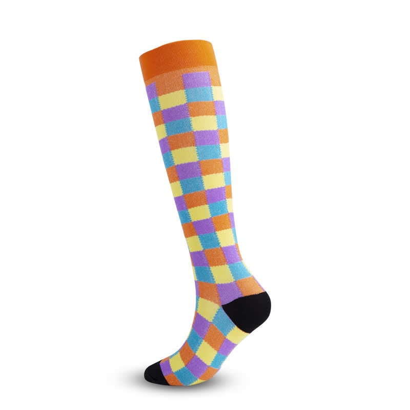 Chaussettes de compression colorées (4 paires)