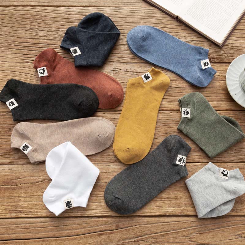 Chaussettes en coton à motifs amusants grande taille (3 paires)