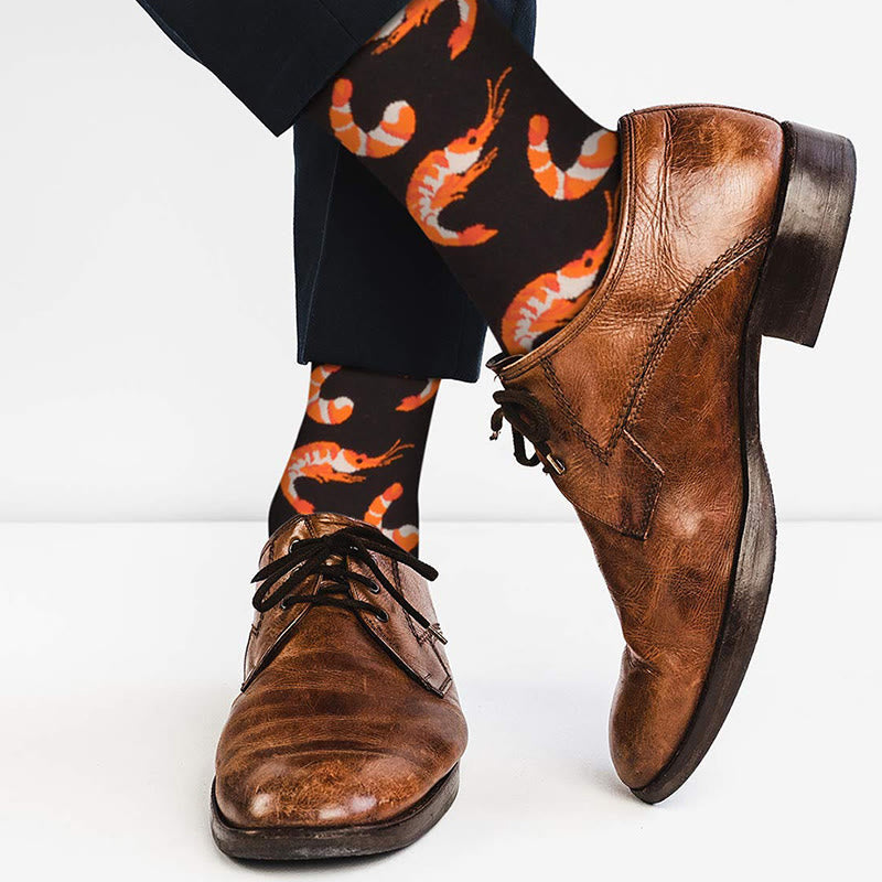 Chaussettes amusantes de la série Marine grande taille (5 paires) - image 13