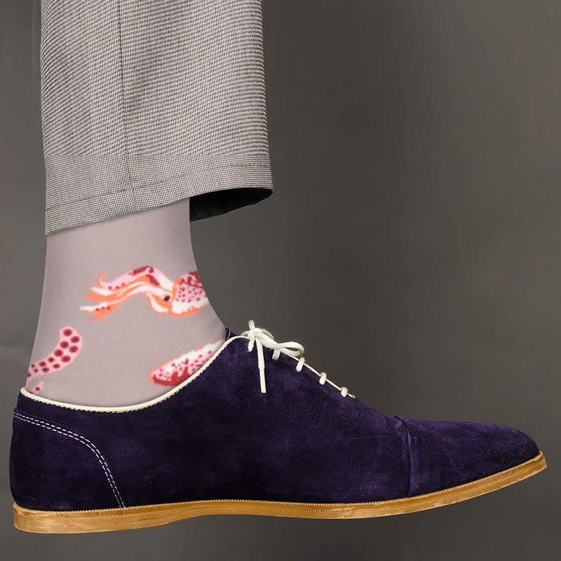 Chaussettes amusantes de la série Marine grande taille (5 paires) - image 3