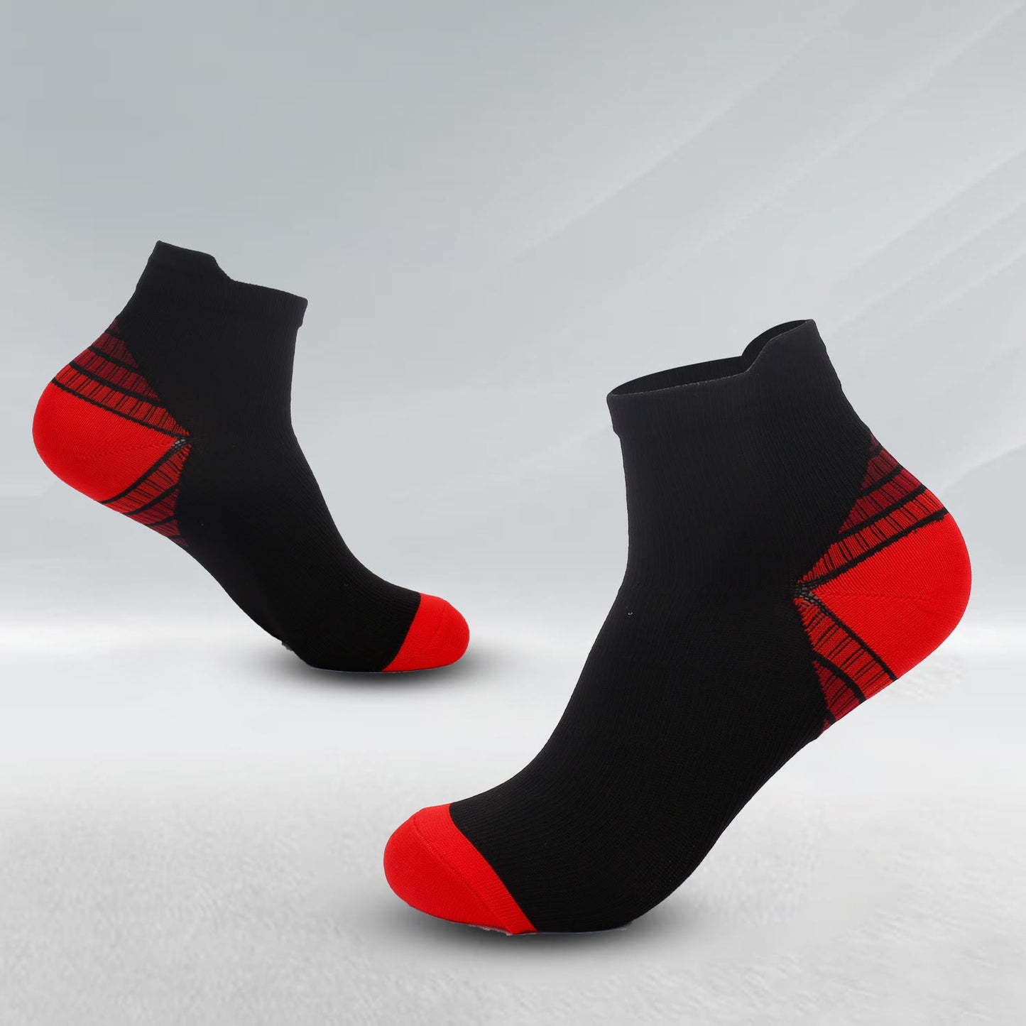 Chaussettes de compression élastiques pour le sport (7 paires) - Rouge - L/XL - image 11