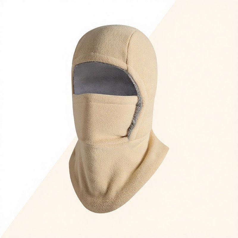 Écharpe thermique à capuche doublée en polaire - Kaki - One Size - image 10