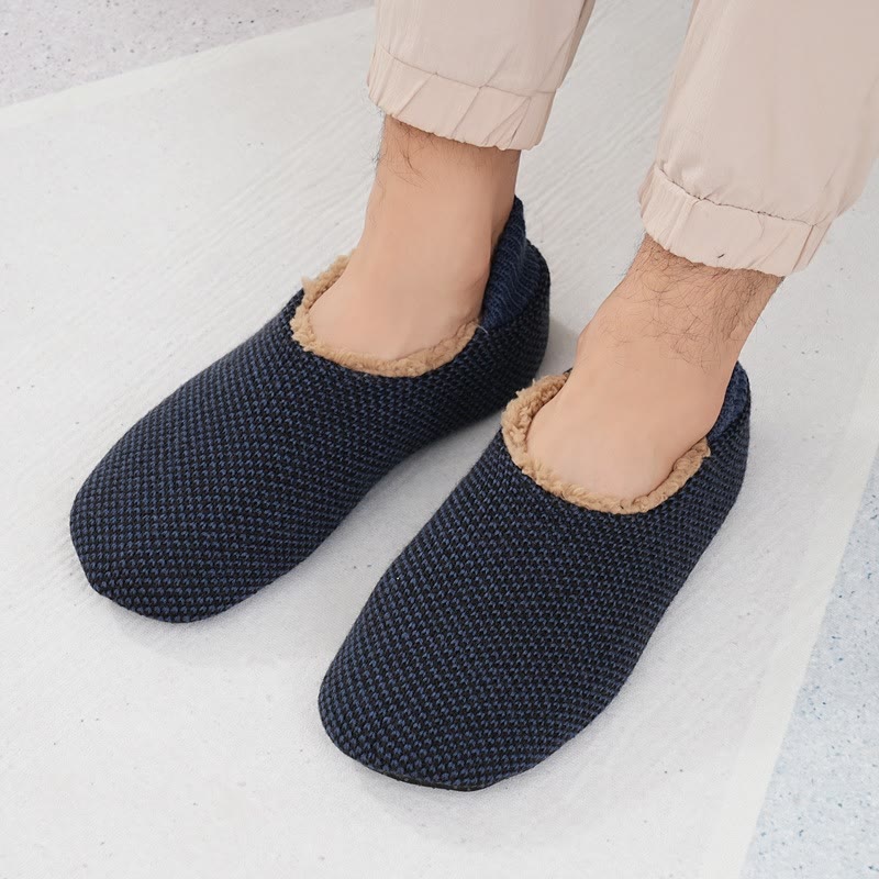 Chaussettes pelucheuses grande taille (2 paires) - Bleu marine - EU40-43 (US7-9) - image 6