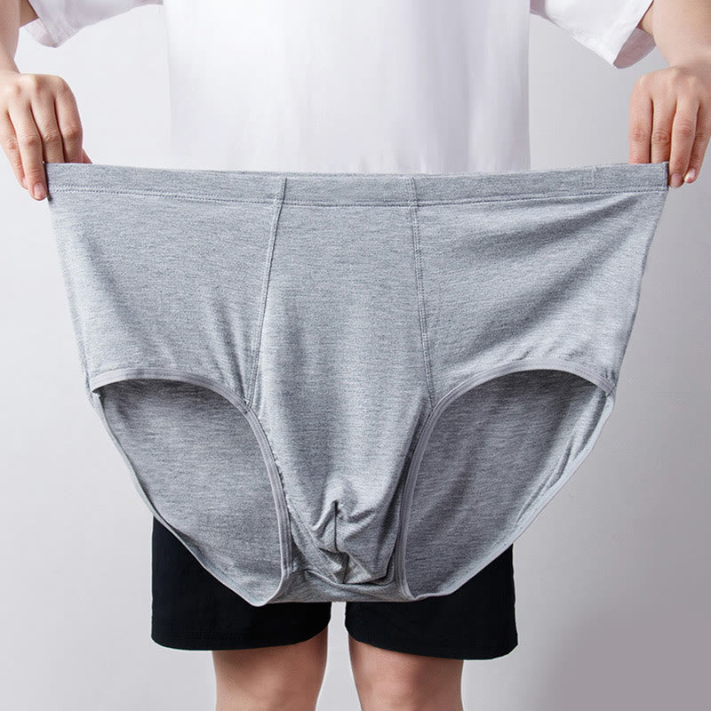Culotte taille haute grande taille (1 paire) - Gris clair - 8XL - image 10