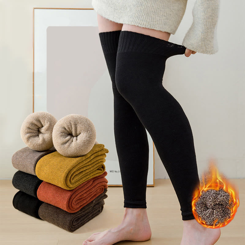 Manchons cuissardes grande taille sans orteils (7 paires)