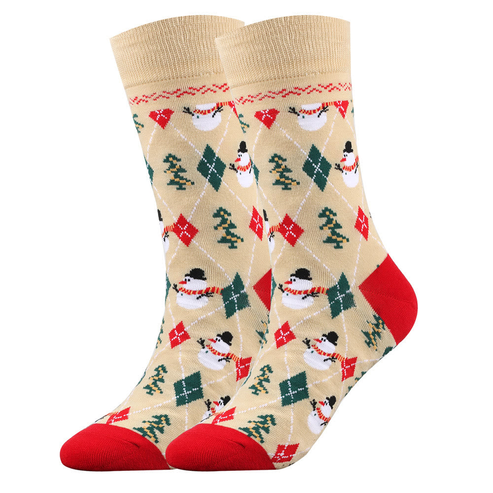 Chaussettes de Noël douces grande taille (5 paires) - image 5