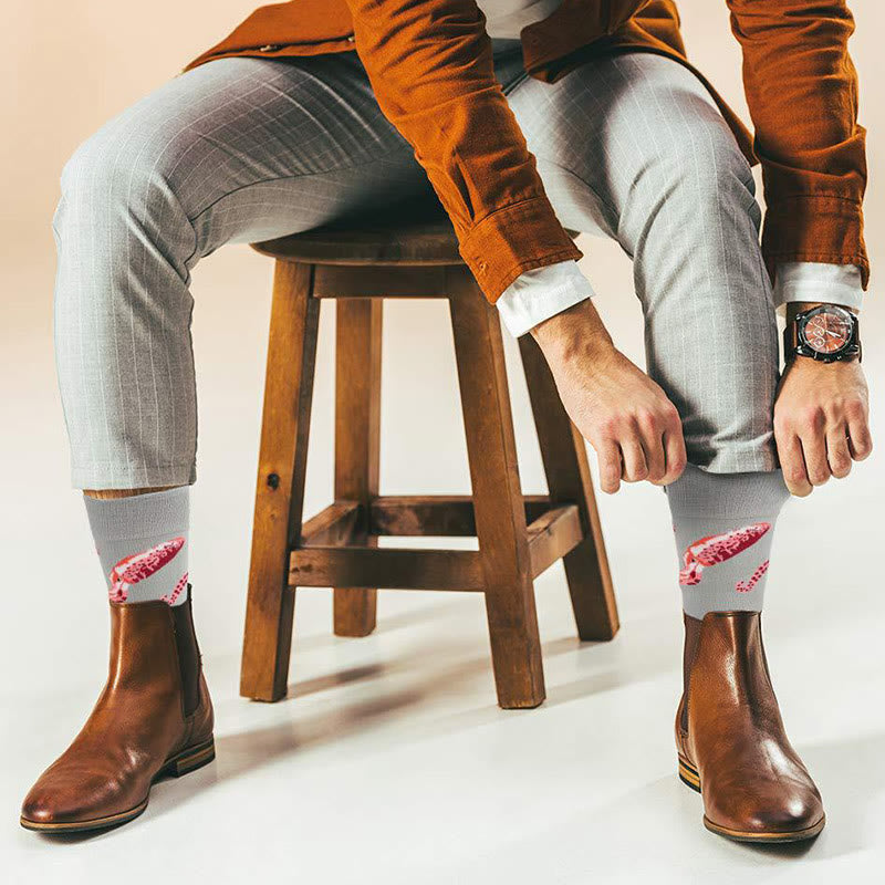Chaussettes amusantes de la série Marine grande taille (5 paires) - image 9