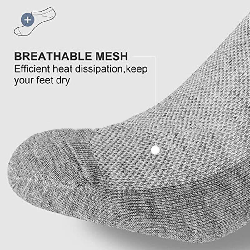 Chaussettes invisibles en maille grande taille (3 paires)