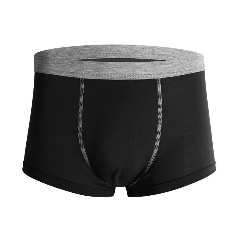 Lot de 6 boxers grande taille à motif mouche uni