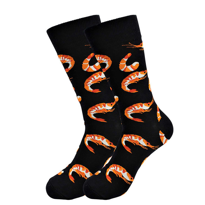 Chaussettes amusantes de la série Marine grande taille (5 paires) - image 22