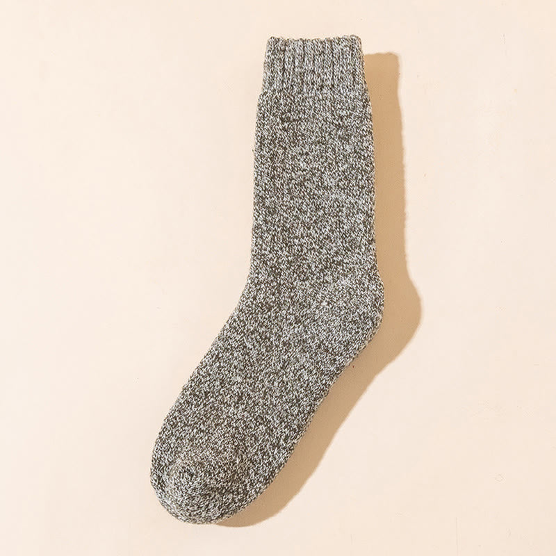 Chaussettes thermiques épaisses (5 paires) - Vert armée - EU40-47 (US7-13) - image 6