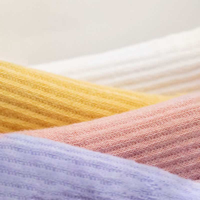 Chaussettes creuses en coton grande taille (6 paires)