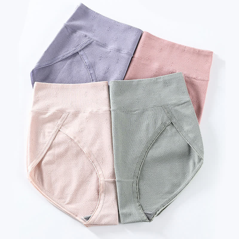 Culotte antibactérienne taille haute grande taille (6 paires)