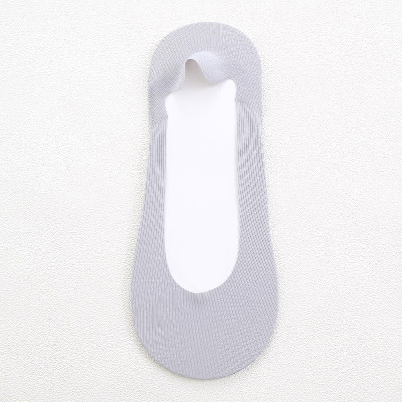 Chaussettes antidérapantes invisibles grande taille (7 paires)