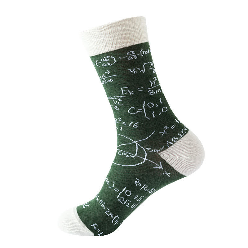 Chaussettes ras du cou à imprimé abstrait grande taille (5 paires)