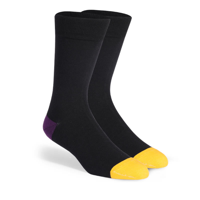 Chaussettes à rayures colorées grande taille (6 paires)