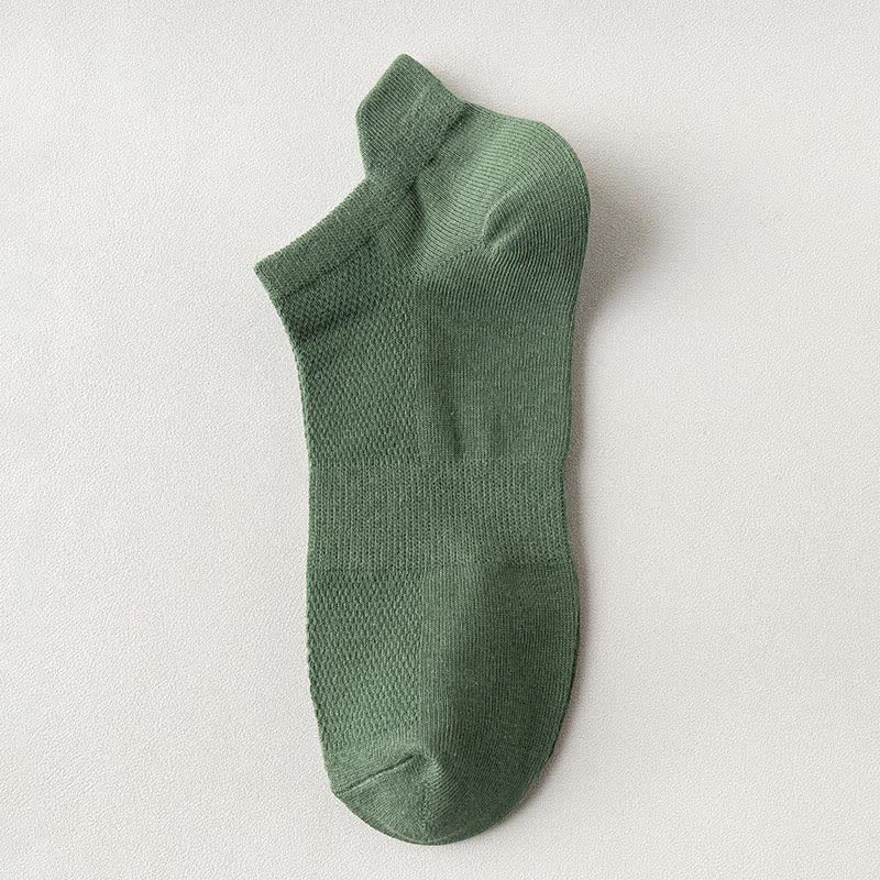 Chaussettes respirantes à la cheville grande taille (5 paires)