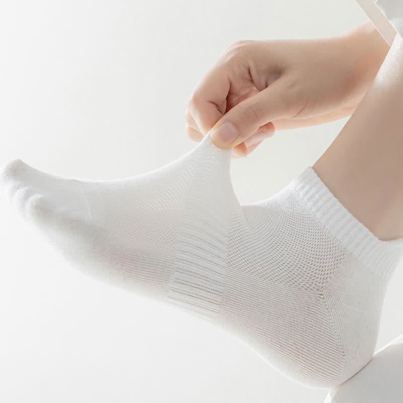 Chaussettes creuses en coton grande taille (6 paires)