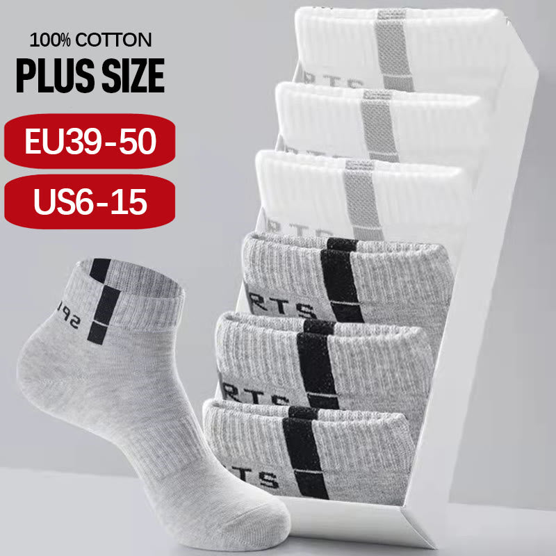 Chaussettes respirantes en maille grande taille (5 paires)