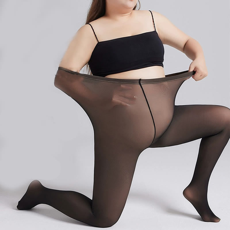 Collants épais taille haute grande taille