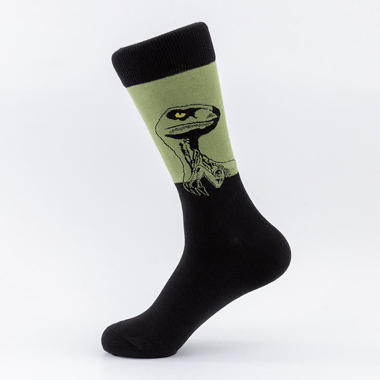 Chaussettes à motif dinosaure grande taille (5 paires)