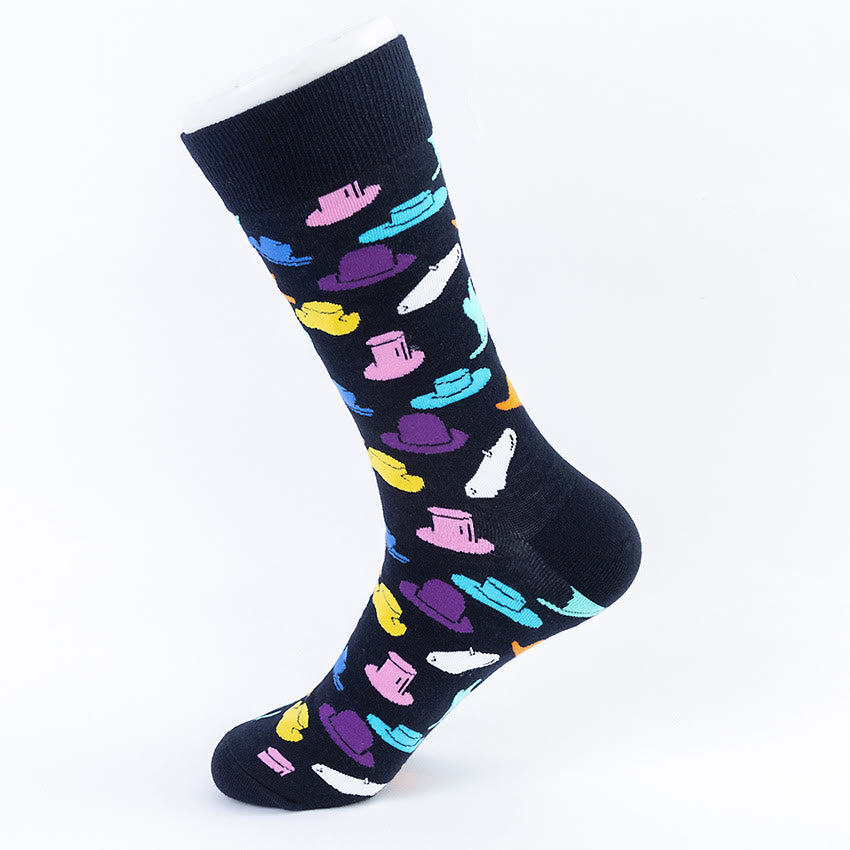Chaussettes à motifs abstraits grande taille (5 paires)