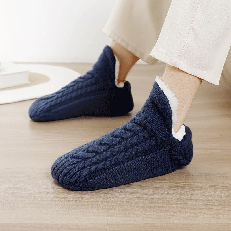 Chaussettes antidérapantes grande taille (2 paires)